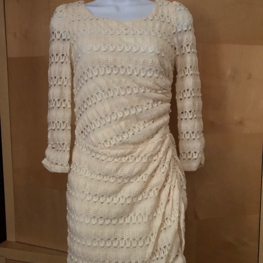 Sweater dress with back cut out detail